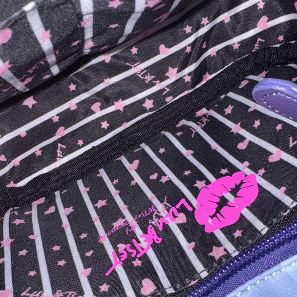 Betsey Johnson Purple Crossbody Bag with Star Design - Picture 8 of 10